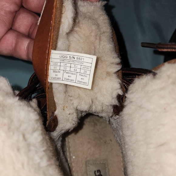 UGG Tan and Black Winter Boots - Picture 13 of 14